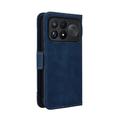 Xiaomi Redmi K100 Pro Max/Poco F9 Ultra Cardholder Wallet Case - Blue