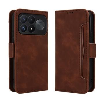 Xiaomi Redmi K100 Pro Max/Poco F9 Ultra Cardholder Wallet Case - Brown