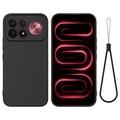 Xiaomi Redmi K100 Pro Max/Poco F9 Ultra Liquid Silicone Case with Hand Strap