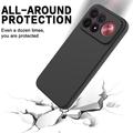 Xiaomi Redmi K100 Pro Max/Poco F9 Ultra Liquid Silicone Case with Hand Strap - Black