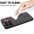 Xiaomi Redmi K100 Pro Max/Poco F9 Ultra Liquid Silicone Case with Hand Strap - Black