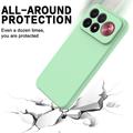Xiaomi Redmi K100 Pro Max/Poco F9 Ultra Liquid Silicone Case with Hand Strap - Green