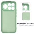 Xiaomi Redmi K100 Pro Max/Poco F9 Ultra Liquid Silicone Case with Hand Strap - Green
