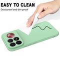 Xiaomi Redmi K100 Pro Max/Poco F9 Ultra Liquid Silicone Case with Hand Strap - Green