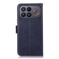 Xiaomi Redmi K100 Pro Max/Poco F9 Ultra Wallet Leather Case with RFID - Blue