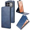 Xiaomi Redmi K90 Pro Max/Poco F8 Ultra Vertical Flip Case with Stand - Dark Blue