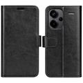 Xiaomi Redmi Note 13 Pro+ Wallet Case with Magnetic Closure - Black