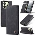 Xiaomi Redmi Note 14 4G Caseme 013 Series Wallet Case - Black