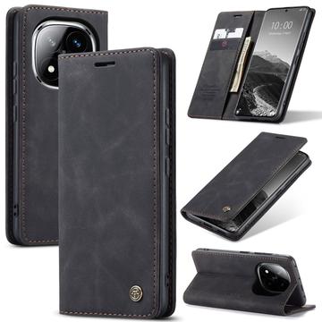 Xiaomi Redmi Note 14 Pro 5G/14 Pro+ 5G/Poco X7 Caseme 013 Series Wallet Case - Black