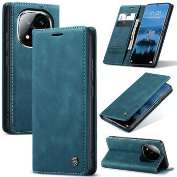 Xiaomi Redmi Note 14 Pro 5G/14 Pro+ 5G/Poco X7 Caseme 013 Series Wallet Case - Blue