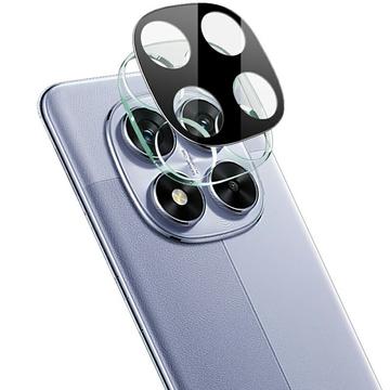 Xiaomi Redmi Note 14 Pro 5G/Poco X7 Imak 2-in-1 HD Camera Lens Tempered Glass Protector - Black