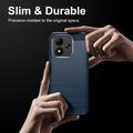 Xiaomi Redmi Note 17 4G/5G Brushed TPU Case - Carbon Fiber - Blue