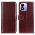 Xiaomi Redmi Note 17 4G/5G Wallet Case with Stand - Brown