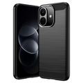 Xiaomi Redmi Note 17 Pro Brushed TPU Case - Carbon Fiber