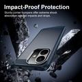 Xiaomi Redmi Note 17 Pro Brushed TPU Case - Carbon Fiber - Blue