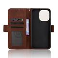 Xiaomi Redmi Note 17 Pro Cardholder Wallet Case - Brown