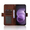 Xiaomi Redmi Note 17 Pro Cardholder Wallet Case - Brown