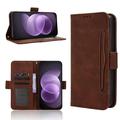 Xiaomi Redmi Note 17 Pro Cardholder Wallet Case - Brown
