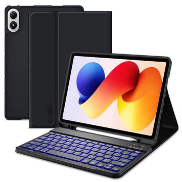 Xiaomi Redmi Pad 2 Pro/Poco Pad M1 Tech-Protect SmartCase Pen Bluetooth Keyboard Case - Black