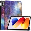 Xiaomi Redmi Pad 2 Pro/Poco Pad M1 Tri-Fold Series Smart Folio Case - Galaxy