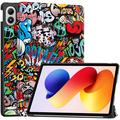 Xiaomi Redmi Pad 2 Pro/Poco Pad M1 Tri-Fold Series Smart Folio Case - Graffiti