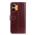 Xiaomi Redmi Turbo 5 Max/Poco X8 Pro Max Wallet Case with Stand - Brown