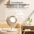 Y-3 Bladeless Turbo Fan with 3 Speeds - 2400mAh - Beige