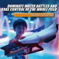 Y12 Electric Water Gun Toy / Water Blaster with Light Effects - Red / Blue