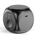 Y22 Cube-Shaped 3-in-1 Wireless Charging Station - Black