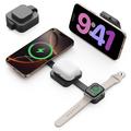 Y222 15W Ultra-Compact 3-in-1 Magnetic MagSafe Wireless Charger