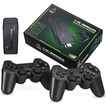 Y3 Lite Video Game HDMI Stick with Dual 2.4G Wireless Controllers - Built-in 3000 Games, 32G