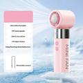 Y41 Folding Handheld Cooling Fan with 3000mAh Battery - Pink