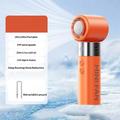 Y41 Folding Handheld Cooling Fan with 3000mAh Battery - Orange