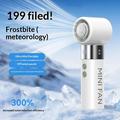Y41 Folding Handheld Cooling Fan with 3000mAh Battery - White