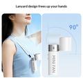Y41 Folding Handheld Cooling Fan with 3000mAh Battery - White