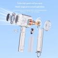 Y59 Transparent Portable Cooling Fan with Semiconductor Cooling - 3000mAh - White