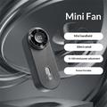 Y61 Mini Handheld Fan - 100-Speed,USB-C, Digital Display - Dark Grey