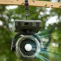 Y7 Portable Camping Tent Fan with LED Light