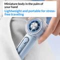 Y72 Portable Ice Mist Cooling Fan with Smart Display - 3000mAh - Blue