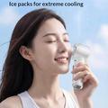 Y72 Portable Ice Mist Cooling Fan with Smart Display - 3000mAh - White