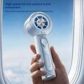 Y72 Portable Ice Mist Cooling Fan with Smart Display - 3000mAh - White