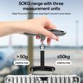 YESIDO MG41 Portable Electronic Luggage Scale with LCD Display - 50kg - Grey
