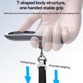 YESIDO MG41 Portable Electronic Luggage Scale with LCD Display - 50kg - Grey