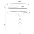 YESIDO MG41 Portable Electronic Luggage Scale with LCD Display - 50kg - Grey