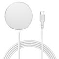 YF-M5C Qi2 MagSafe Charger 15W for iPhone 12-17 - White