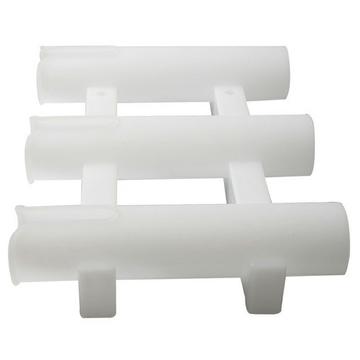 YJ-ZJ-010 ABS Boat Fishing Rod Holder - with Holes - White