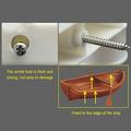 YJ-ZJ-010 ABS Boat Fishing Rod Holder - with Holes - White