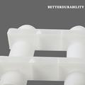 YJ-ZJ-010 ABS Boat Fishing Rod Holder - without Holes - White