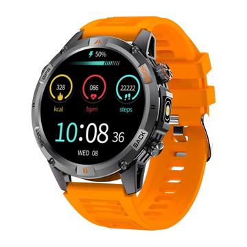 YK15 IP68 Waterproof Outdoor Smart Watch with Bluetooth Calling - Orange