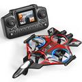 YL86 RC Drone with 2.4" Screen Controller - Red